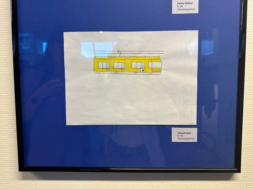 Bilderausstellung zum 125. Stra&szlig;enbahn-Jubil&auml;um in der Kreissparkasse Nordhausen 