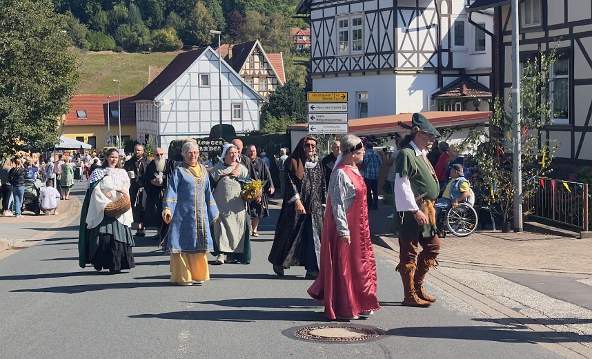 Historischer Festumzug in S&uuml;lzhayn