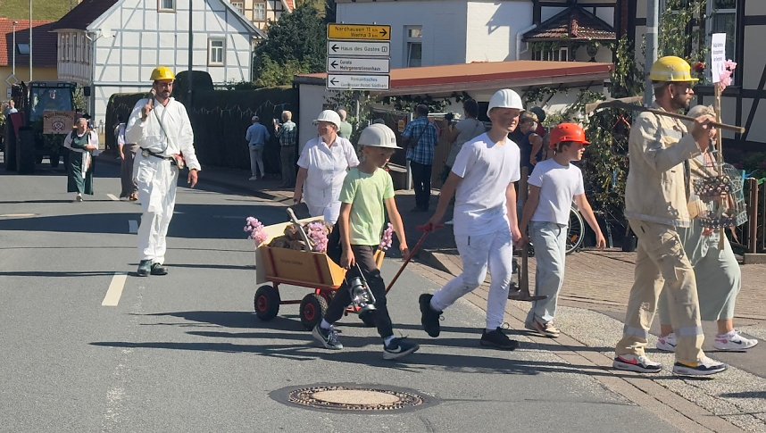 Historischer Festumzug in S&uuml;lzhayn