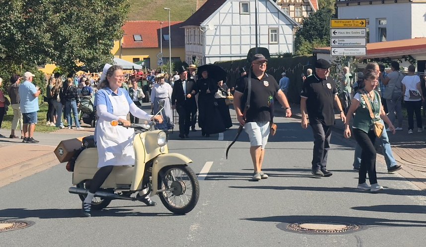 Historischer Festumzug in S&uuml;lzhayn