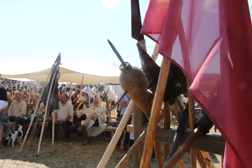 Nachstellung der Bauernschlacht bei Bad Frankenhausen