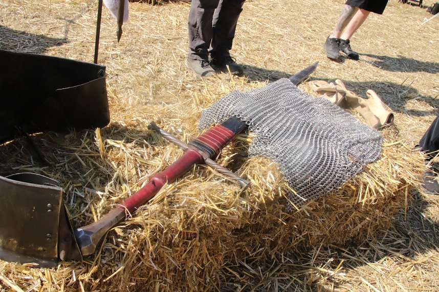 Nachstellung der Bauernschlacht bei Bad Frankenhausen