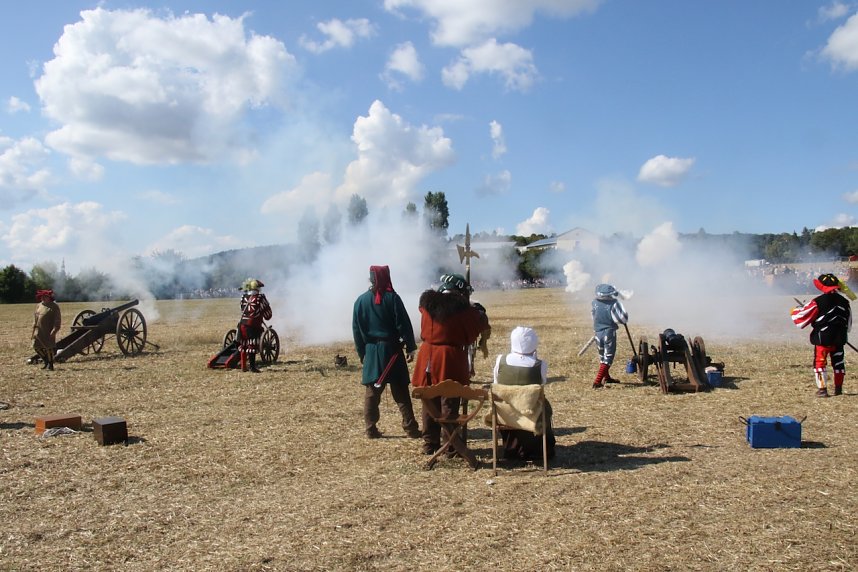 Nachstellung der Bauernschlacht bei Bad Frankenhausen
