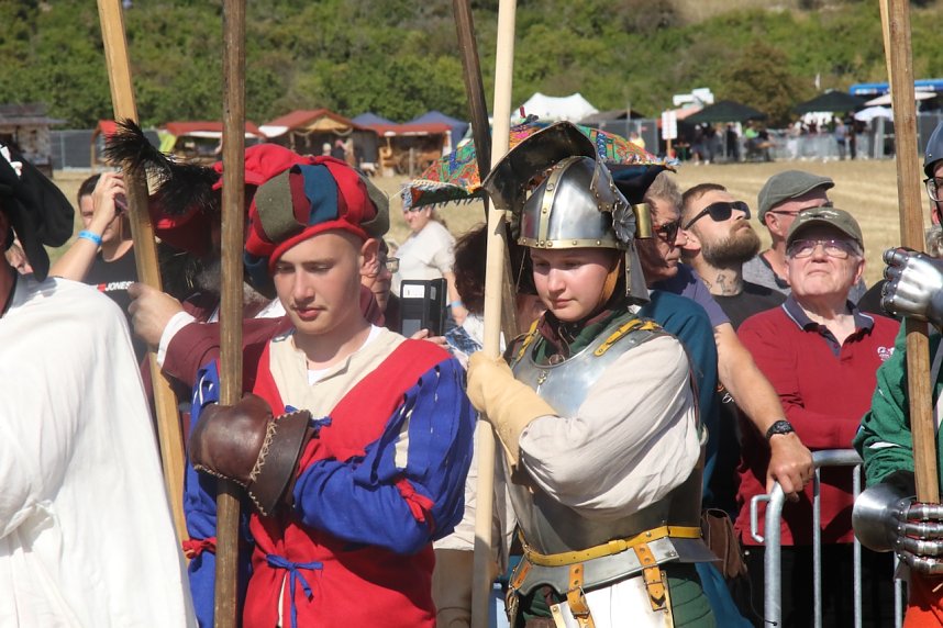 Nachstellung der Bauernschlacht bei Bad Frankenhausen