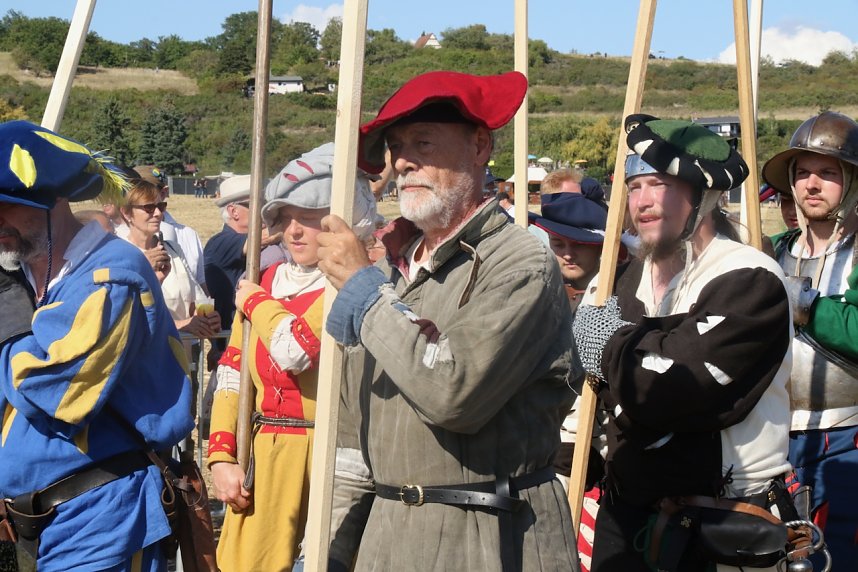 Nachstellung der Bauernschlacht bei Bad Frankenhausen