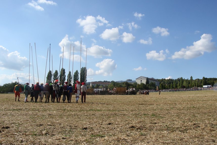 Nachstellung der Bauernschlacht bei Bad Frankenhausen