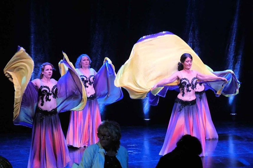 Peter Blei unterwegs beim Theaterfest