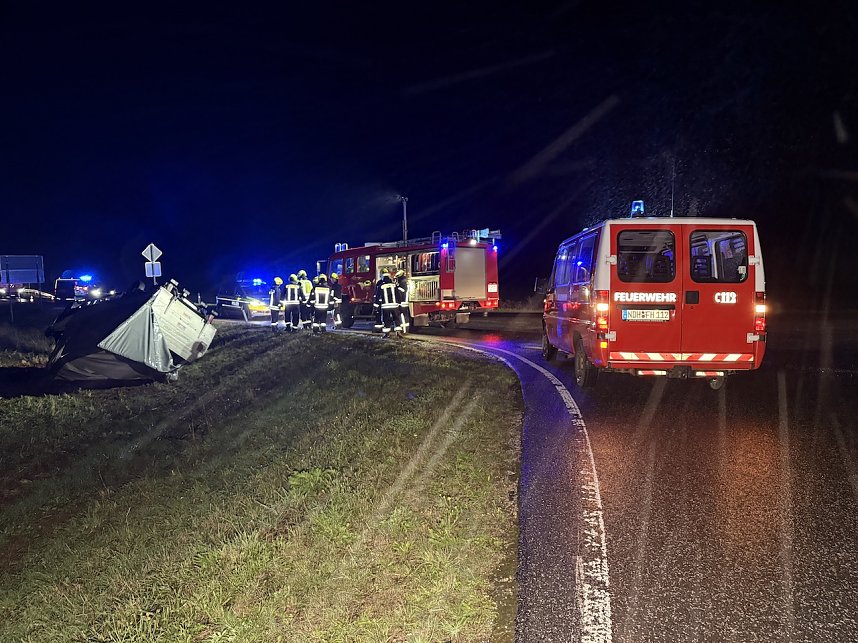 Unfall am Abend bei G&uuml;nzerode