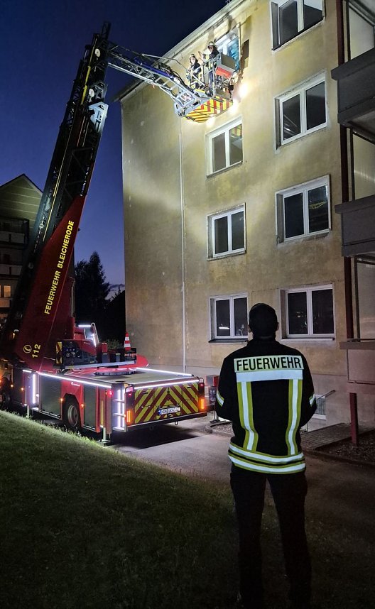 Brandschutz&uuml;bungen in Bleicherode