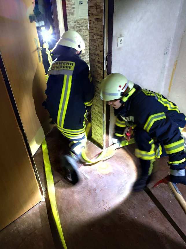 Brandschutz&uuml;bungen in Bleicherode