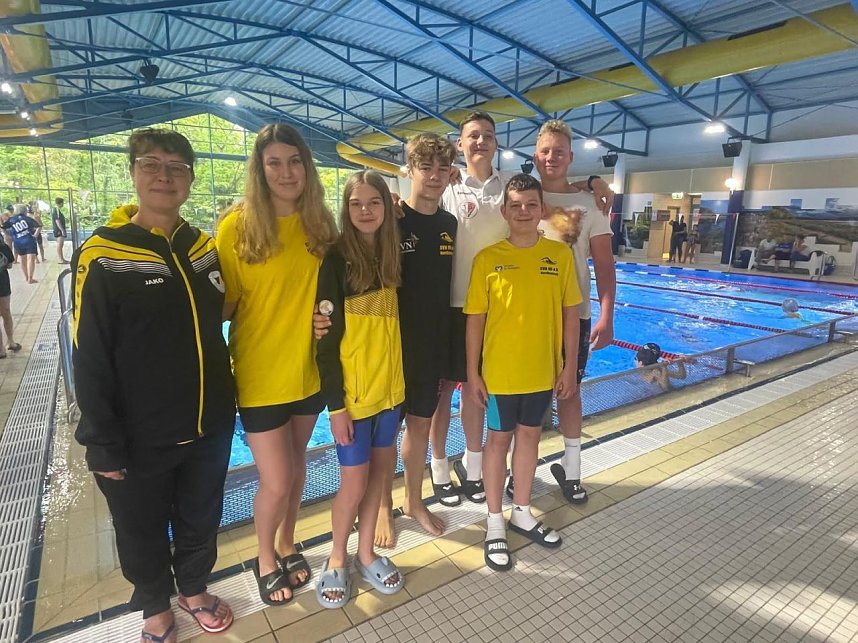 F&uuml;nf Nordh&auml;user Schwimmer nahmen am Mehrkampf in Arnstadt teil