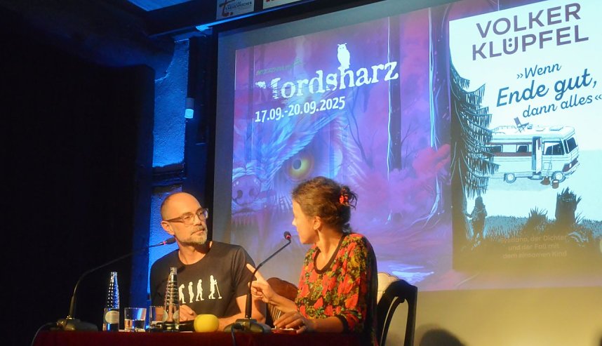 Der dritte Festivaltag des "Mordsharz" fand im Tabakspeicher in Nordhausen statt