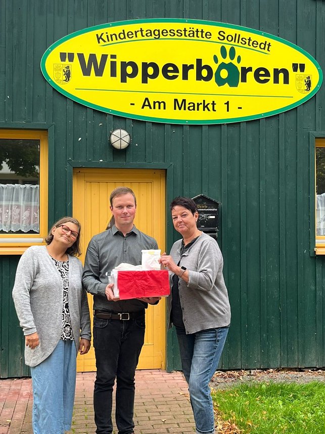F&uuml;r die Kinderg&auml;rten in Bleicherode, Sollstedt und Wipperdorf gab es vor dem Kindertag eine kleine &Uuml;berraschung