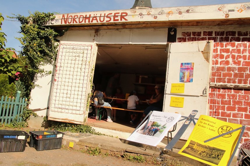 Kinderrechte-Fest in der Flohburg und Essen der Kulturen in der Kurzen Meile in Nordhausen