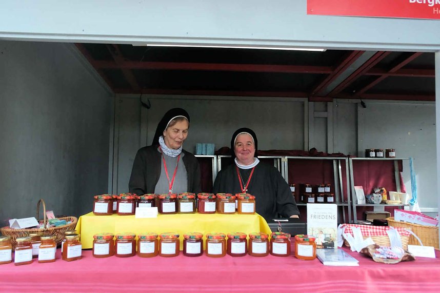 Peter Blei unterwegs beim Klostermarkt in Walkenried