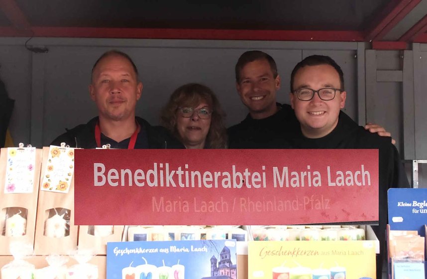 Peter Blei unterwegs beim Klostermarkt in Walkenried