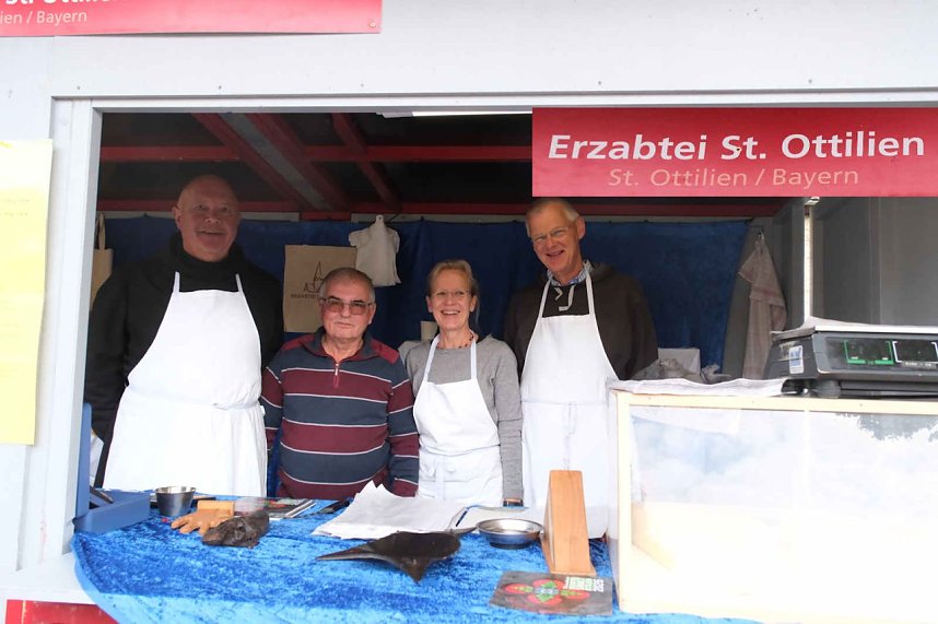 Peter Blei unterwegs beim Klostermarkt in Walkenried