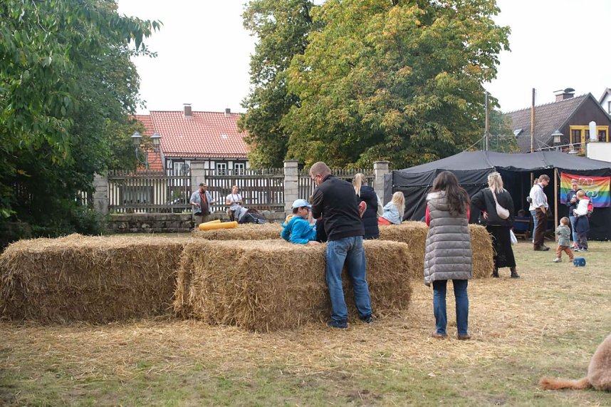 Peter Blei unterwegs beim Klostermarkt in Walkenried