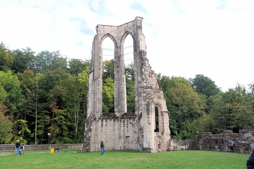 Peter Blei unterwegs beim Klostermarkt in Walkenried
