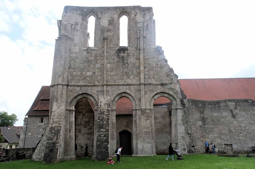 Peter Blei unterwegs beim Klostermarkt in Walkenried