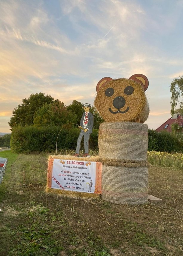 Kirmesvorbereitungen in Kleineerther