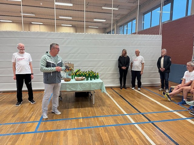 Ehrungsveranstaltung der Herzsportgruppe  f&uuml;r Gr&uuml;ndungsmitglied Dr. Kornmann