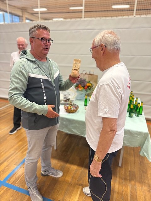 Ehrungsveranstaltung der Herzsportgruppe  f&uuml;r Gr&uuml;ndungsmitglied Dr. Kornmann