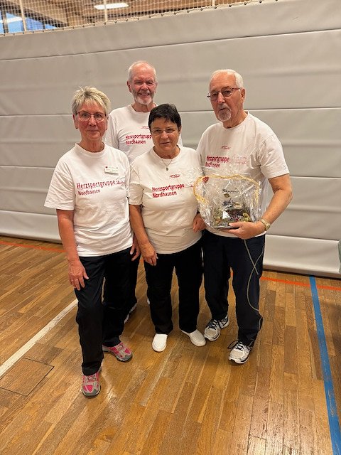 Ehrungsveranstaltung der Herzsportgruppe  f&uuml;r Gr&uuml;ndungsmitglied Dr. Kornmann