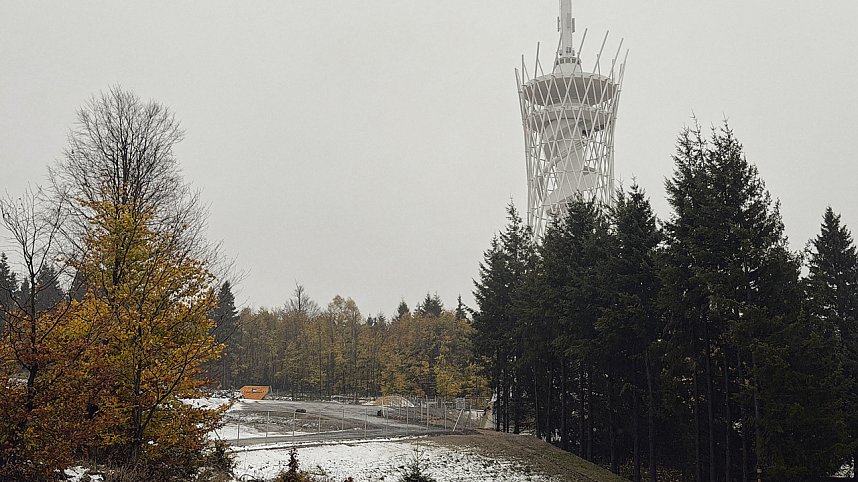 Erste Schneefall im Oberharz