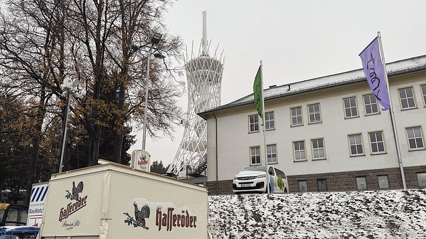 Erste Schneefall im Oberharz