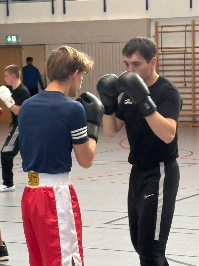 Blocktraining der Boxsportler