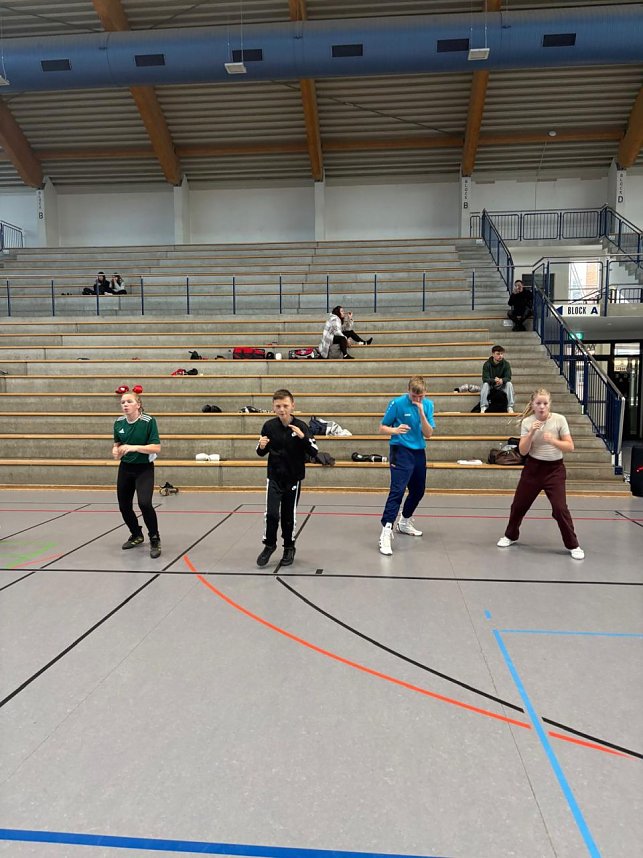 Blocktraining der Boxsportler
