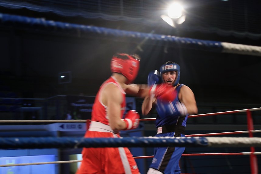 Boxgala in der Wiedigsburghalle