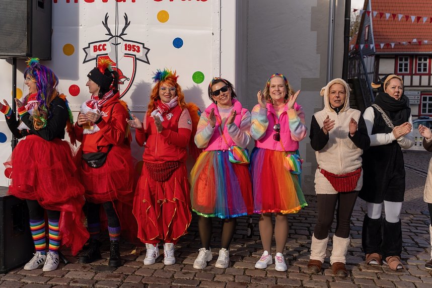 Die 5. Jahreszeit wurde in Bleicherode p&uuml;nktlich um 11.11 Uhr er&ouml;ffnet