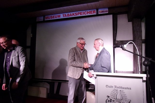 Feierliche Auszeichnung f&uuml;r Nordh&auml;user Hobby-Historiker