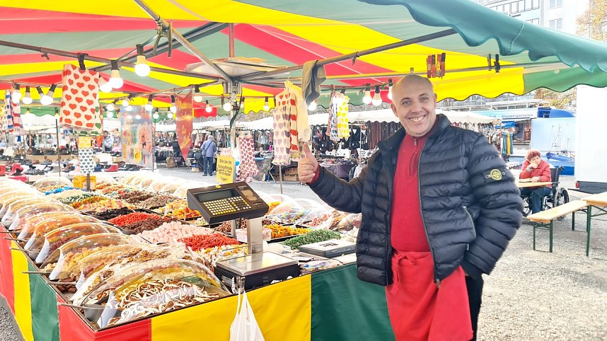 Noch bis zum Samstag auf dem August-Bebel-Platz