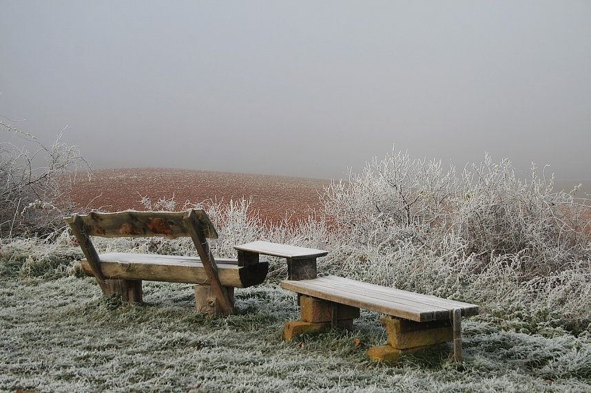Winterlandschaft bei Kelbra