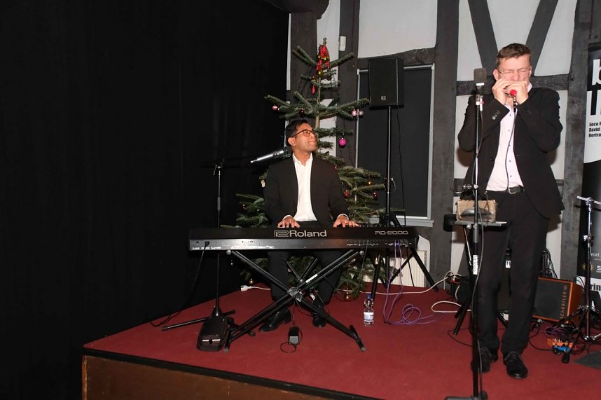 Peter Blei unterwegs beim Weihnachts-Boogie