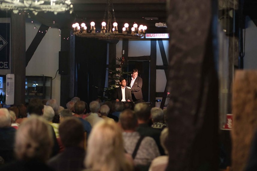 Peter Blei unterwegs beim Weihnachts-Boogie