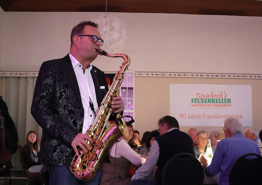 Leander Torge am Saxophon