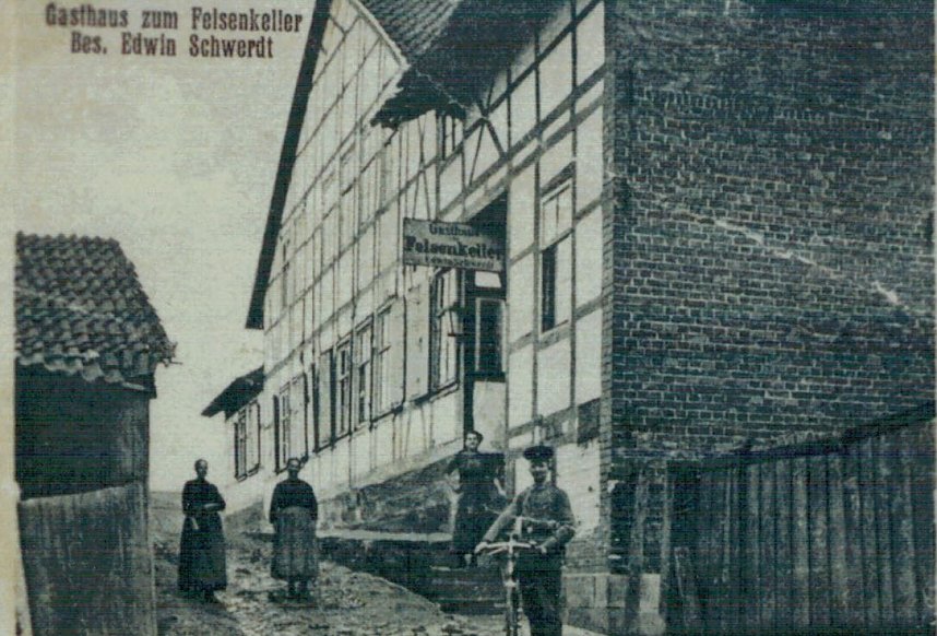 Gasthaus zum Felsenkeller um 1923 - Edwin Schwerdt