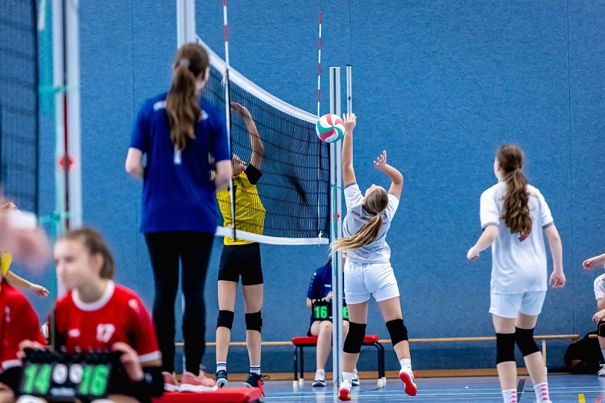 Kreisfinale Jugend trainiert f&uuml;r Olympia im Volleyball
