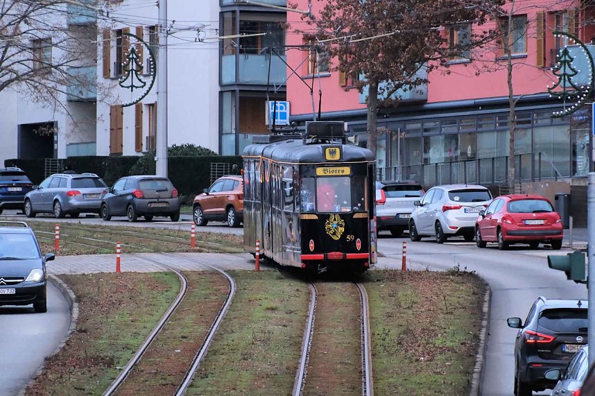 Mit dem Schienenbistro in Nordhausen unterwegs
