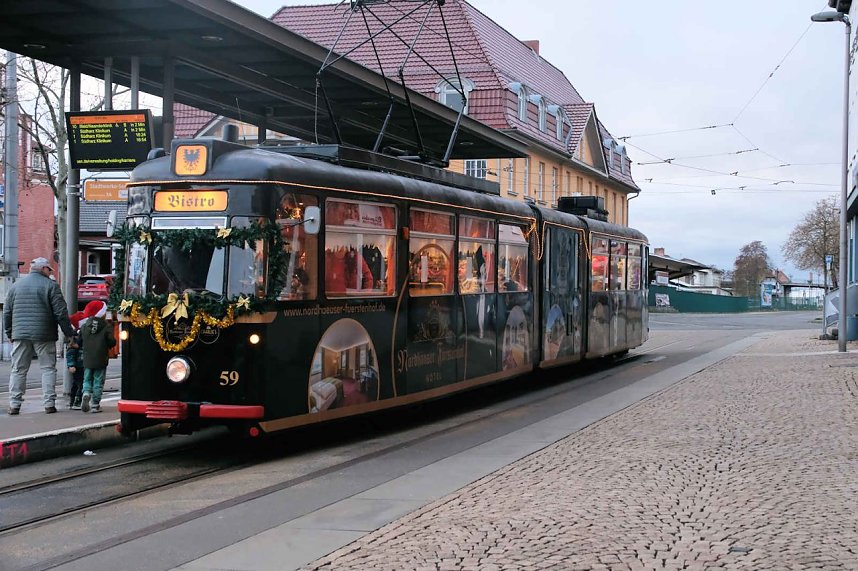 Mit dem Schienenbistro in Nordhausen unterwegs