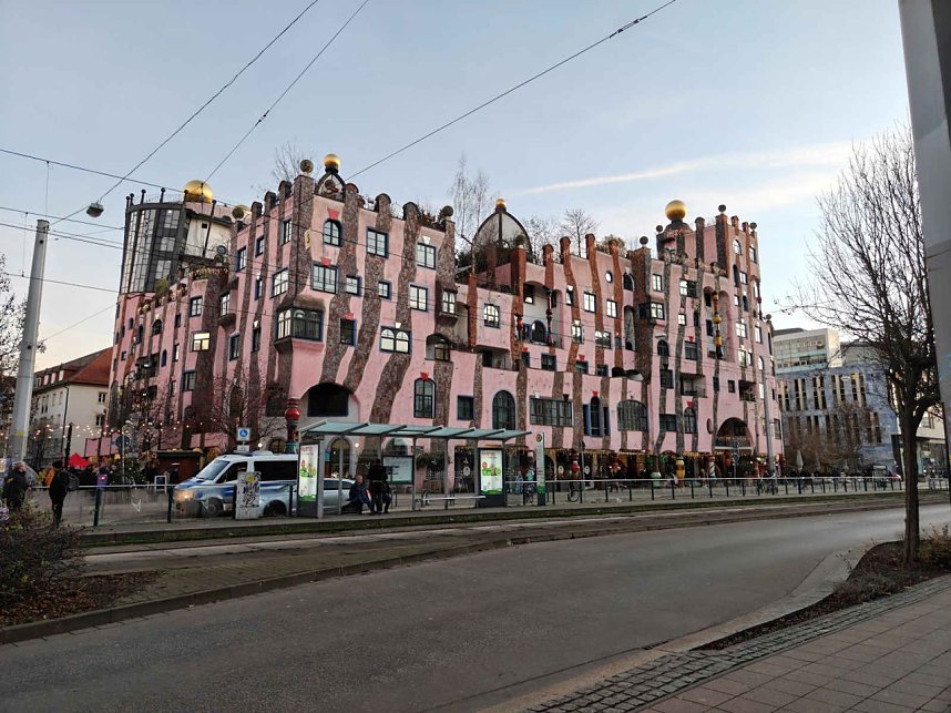 Peter Blei unterwegs in Magdeburg