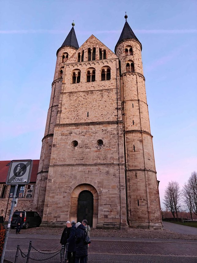 Peter Blei unterwegs in Magdeburg