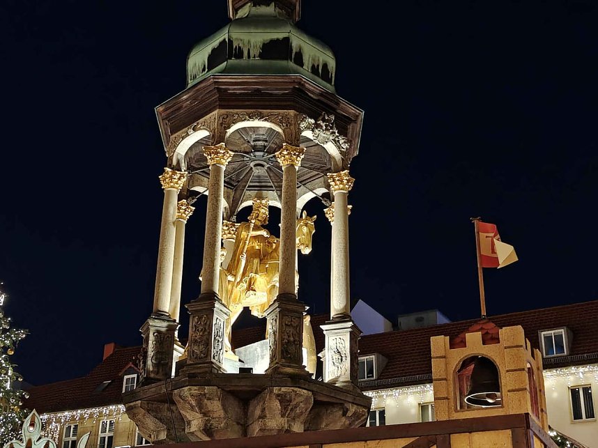 Peter Blei unterwegs in Magdeburg