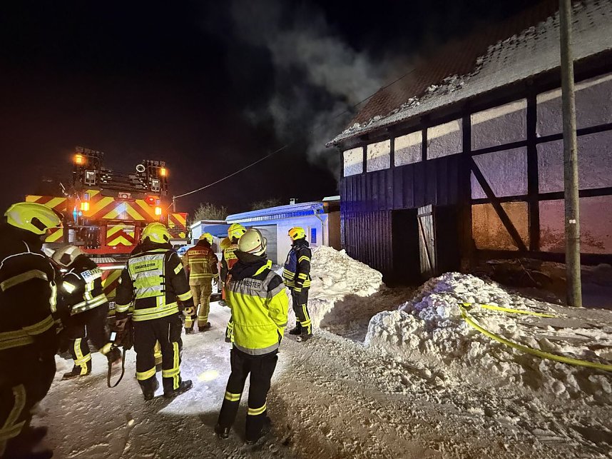 Einsatz bei eisigen Temperaturen