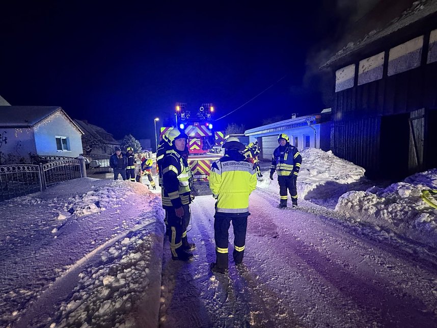 Einsatz bei eisigen Temperaturen