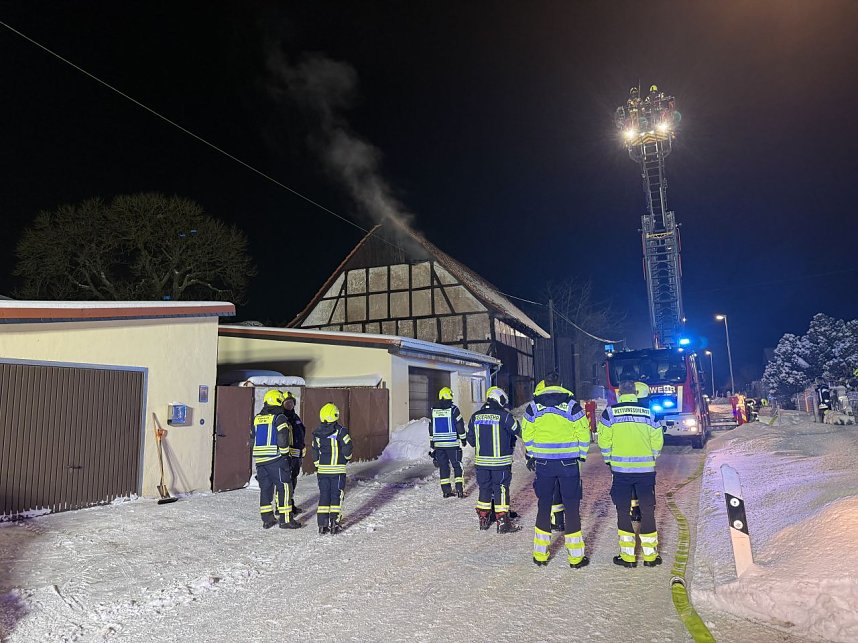 Einsatz bei eisigen Temperaturen